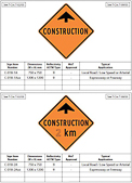 British Columbia Construction Signs
